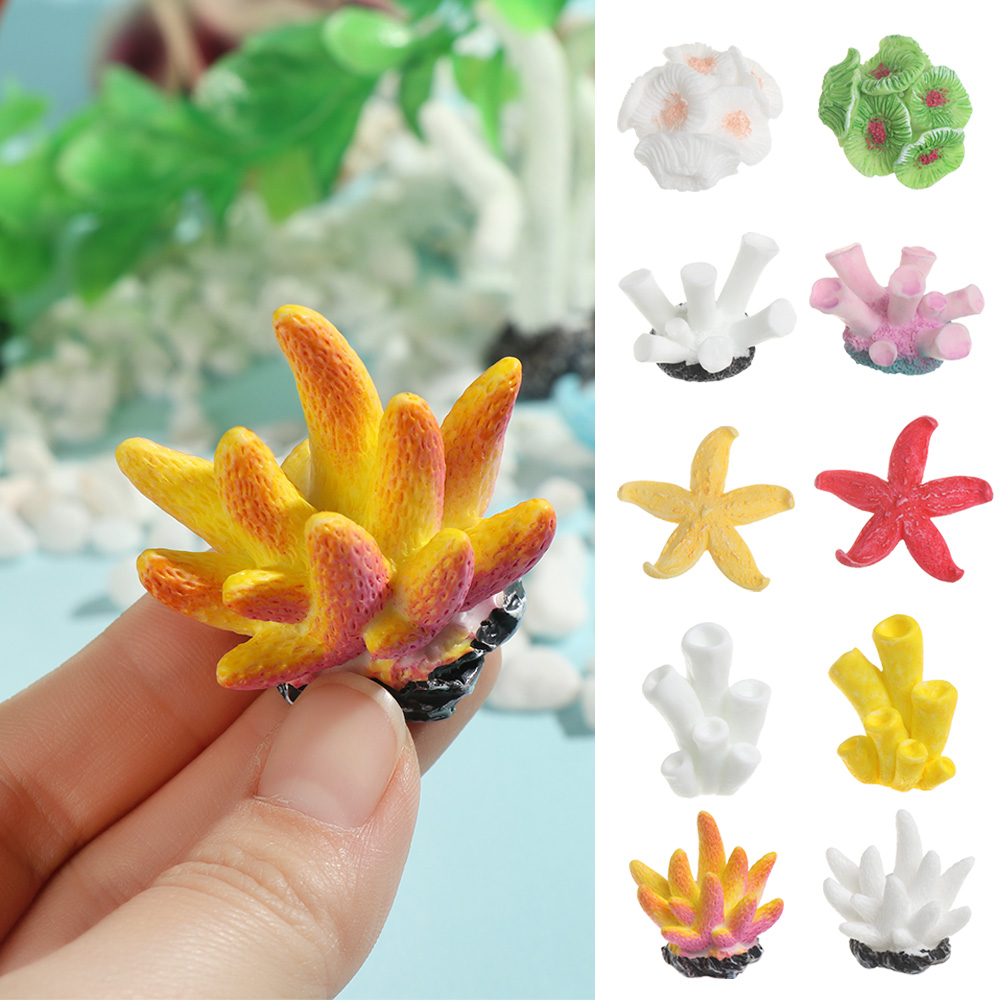 Aquarium Decoration Rock - Artificial Coral Fish Tank Ornaments Simulation