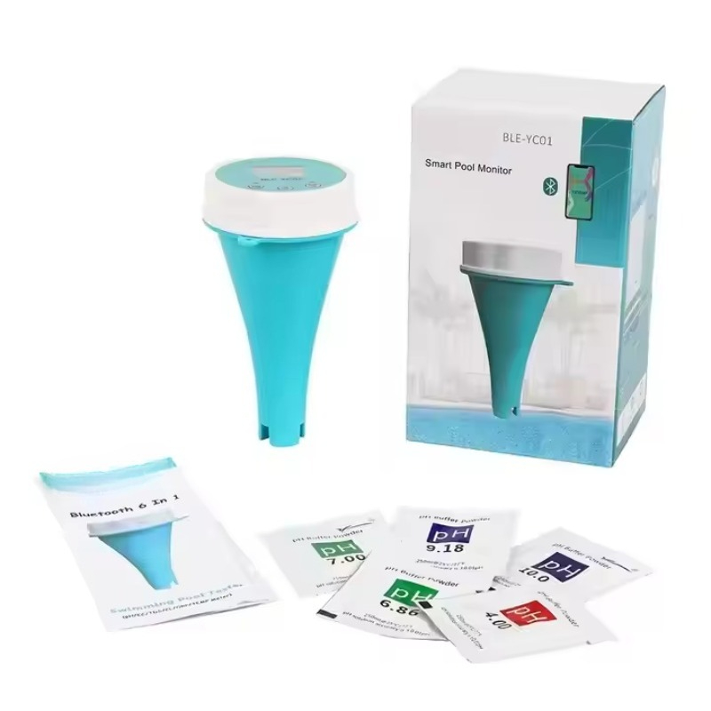 Aquarium Fishes - 6-in-1 Smart Water Quality Monitor: EC,