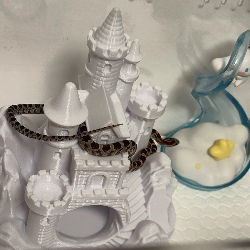 Aquarium Fish Hideout - Fairy Tale Castle 3D Print Aquarium
