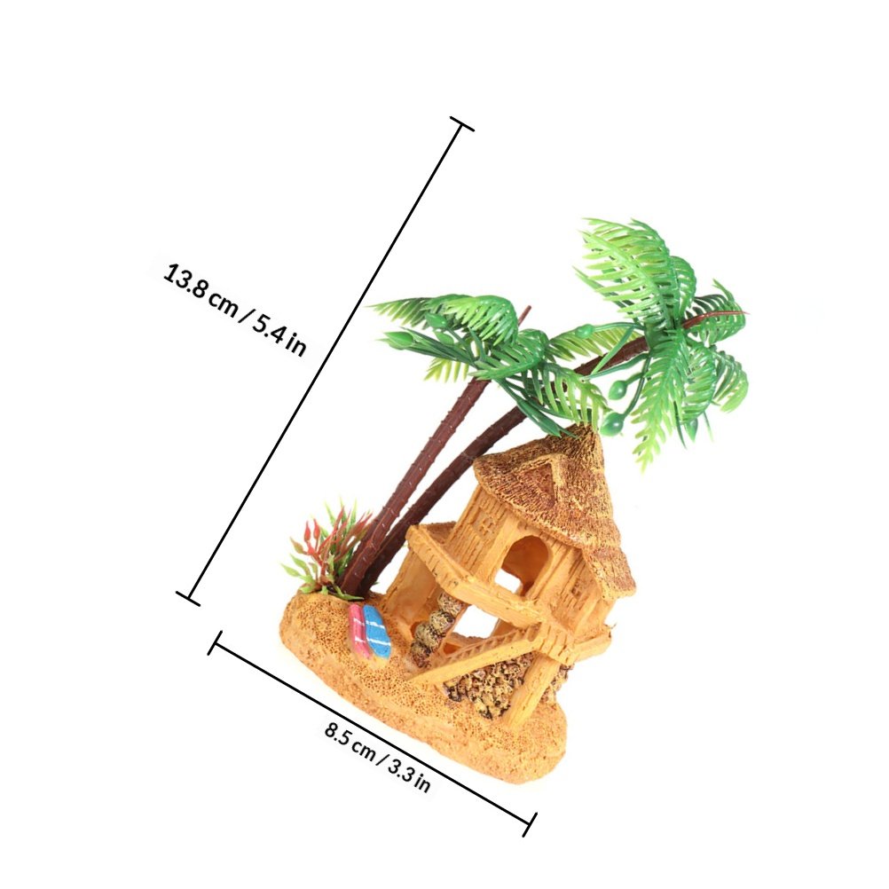 Aquarium Ornament Resin House  - Aquarium Fish Beautiful 评论和价格