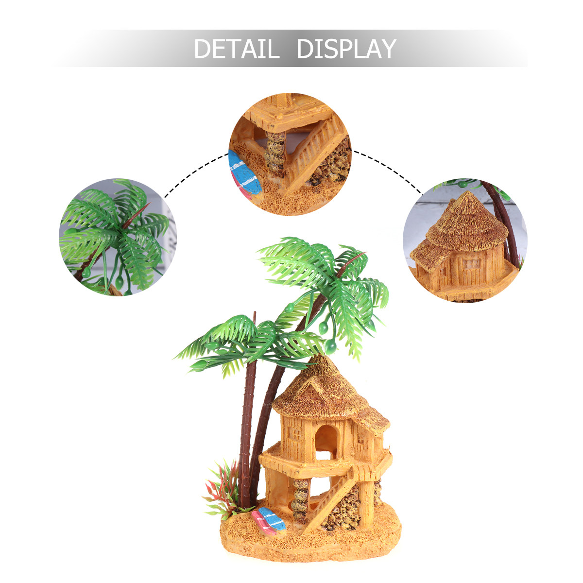 Aquarium Ornament Resin House  - Aquarium Fish Beautiful 评论和价格