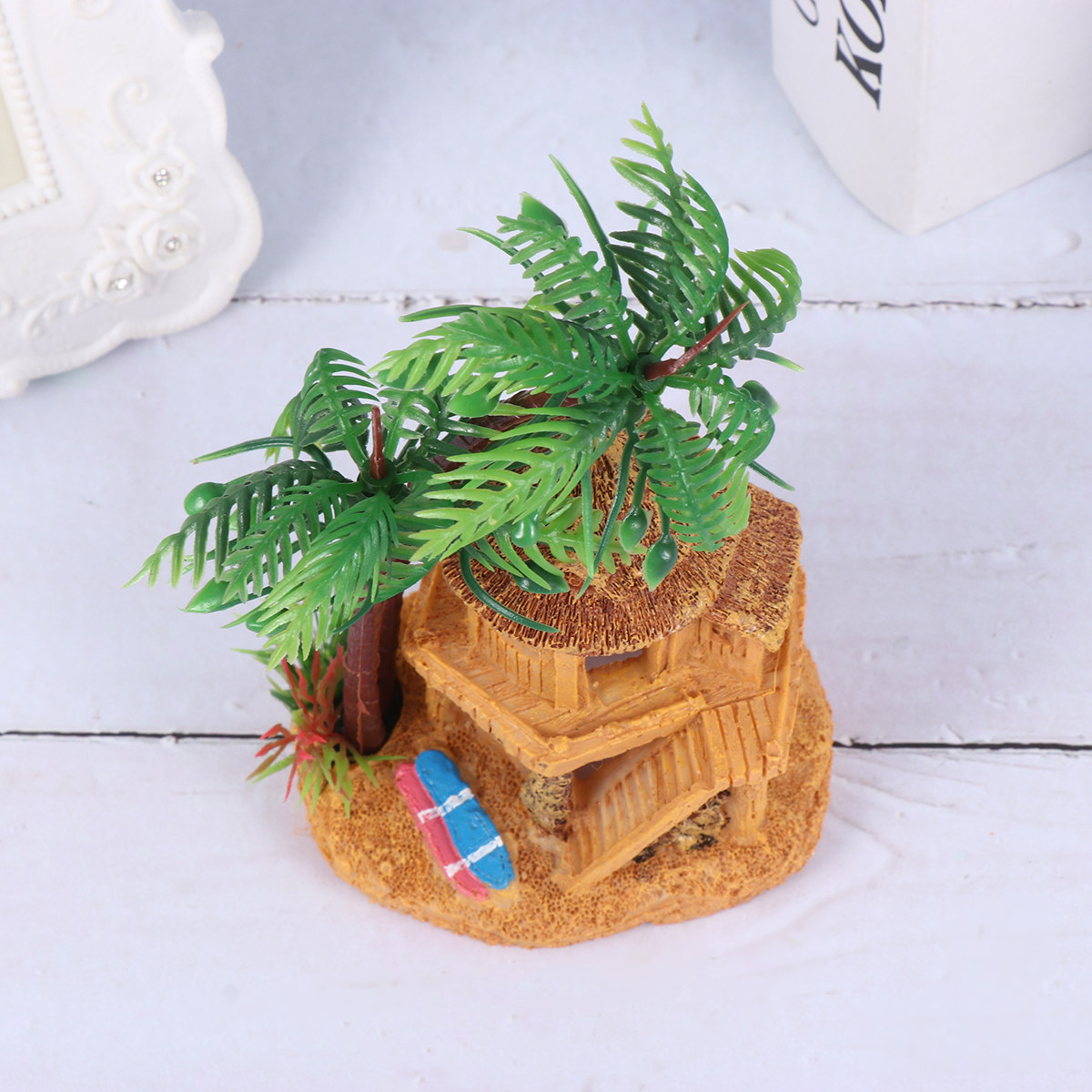 Aquarium Ornament Resin House  - Aquarium Fish Beautiful 评论和价格