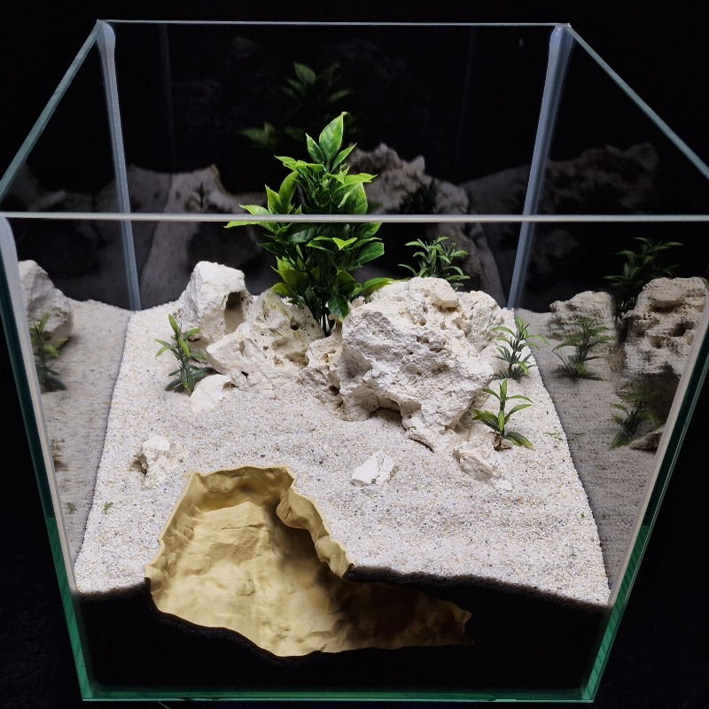 3D Printed High Sim Natural Ro - Aquarium Fish Hideout 评论和价格