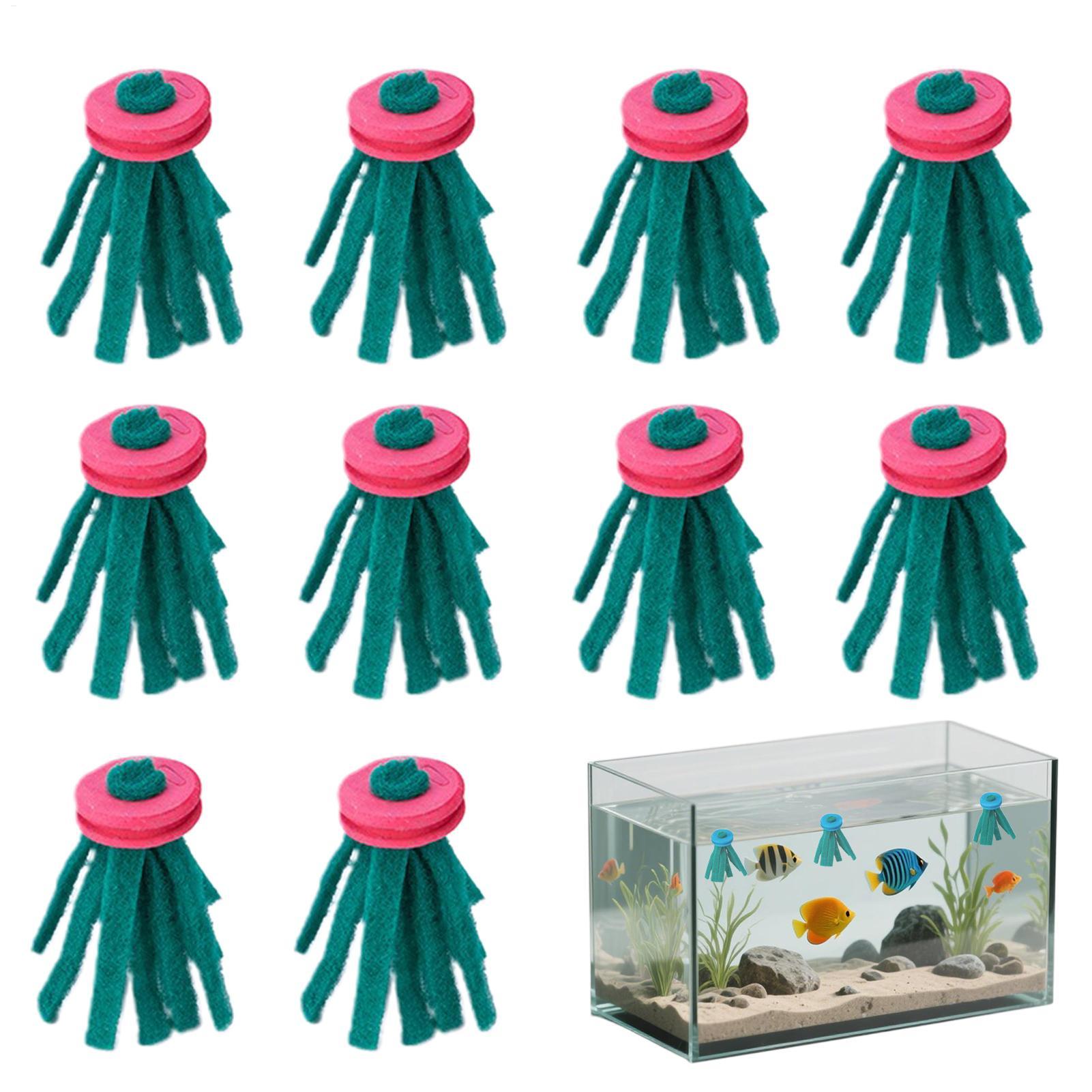 10 Pcs Aquarium Spawning Mop D - Aquarium Fish Food 评论和价格
