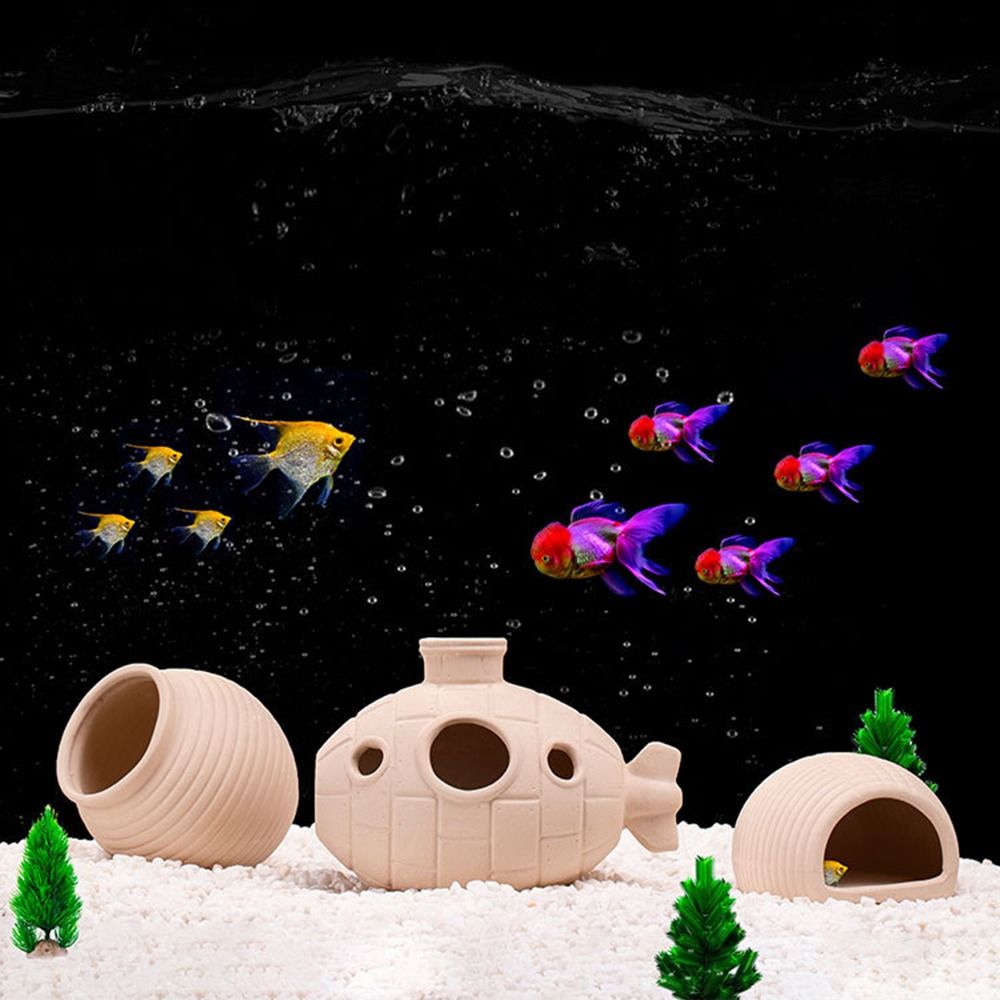 Ceramic Aquarium Shrimp Hideaw - Aquarium Fish Hideout 评论和价格