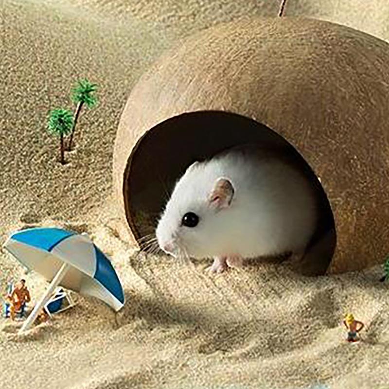 Coconut Hut Decor for Aquarium - Aquarium Fish Hideout 评论和价格
