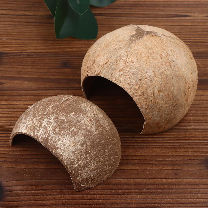 Coconut Hut Decor for Aquarium - Aquarium Fish Hideout 评论和价格