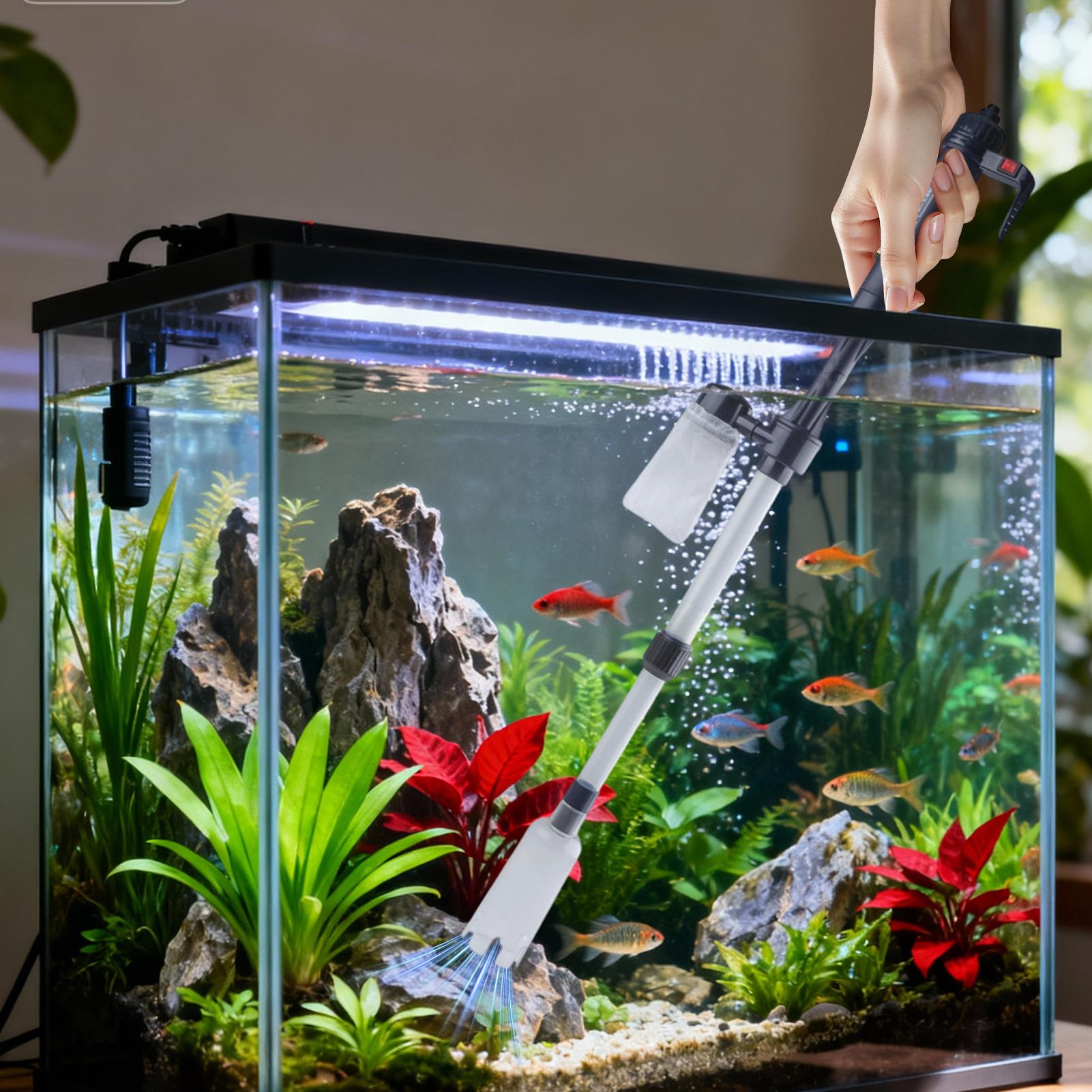 3 in 1 Aquarium Vacuum Gravel  - Gravel Vacuum Cleaner 评论和价格