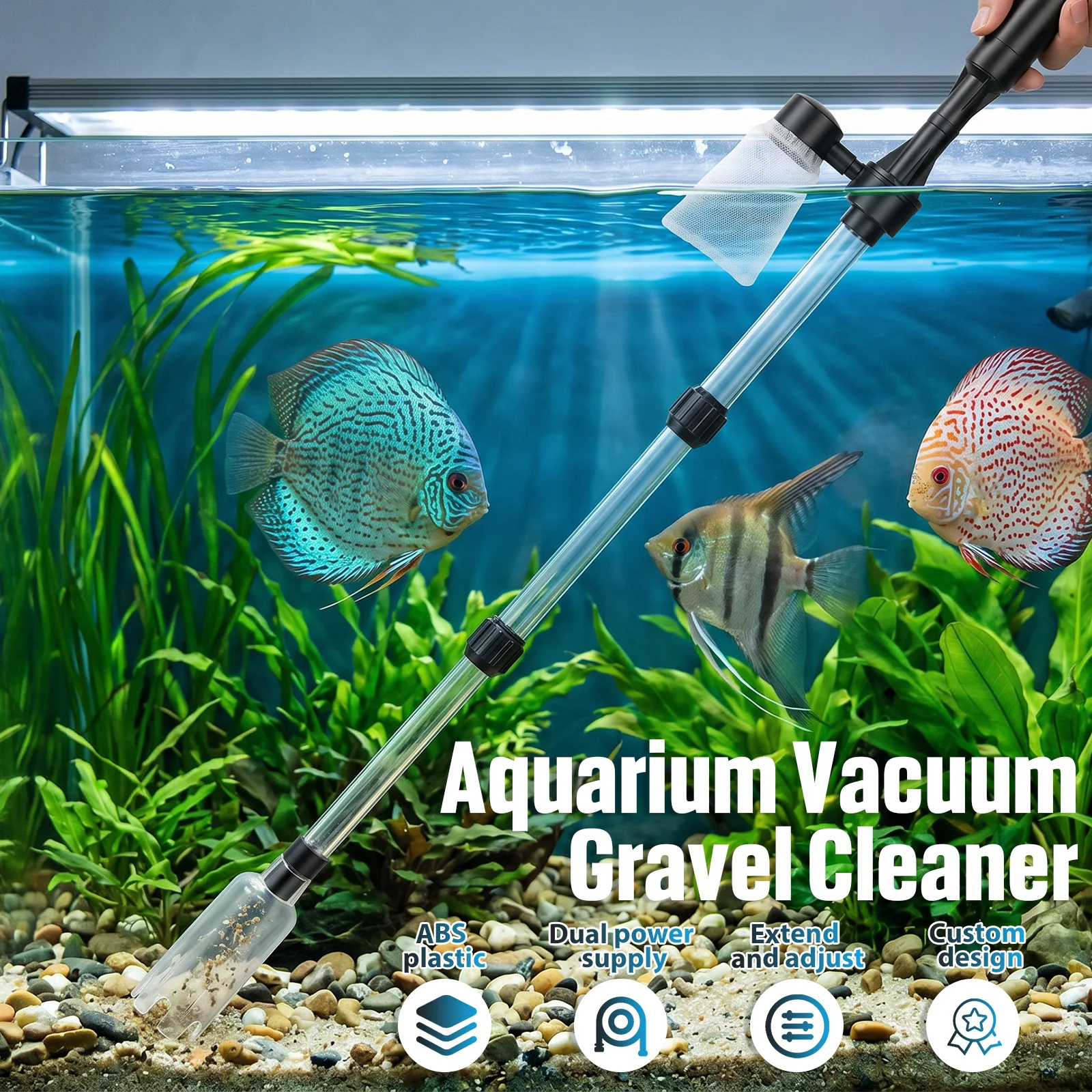 Aquarium Vacuum Gravel Cleaner - Gravel Vacuum Cleaner 评论和价格
