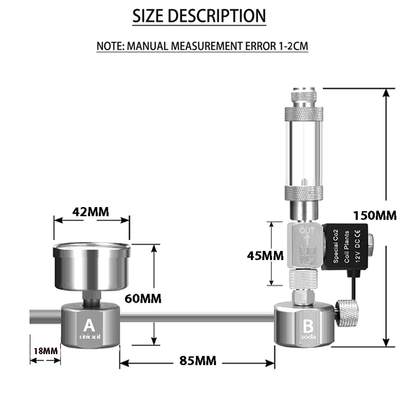 Aquarium DIY CO2 Generator Sys - Co2 Diffuser Planted 评论和价格