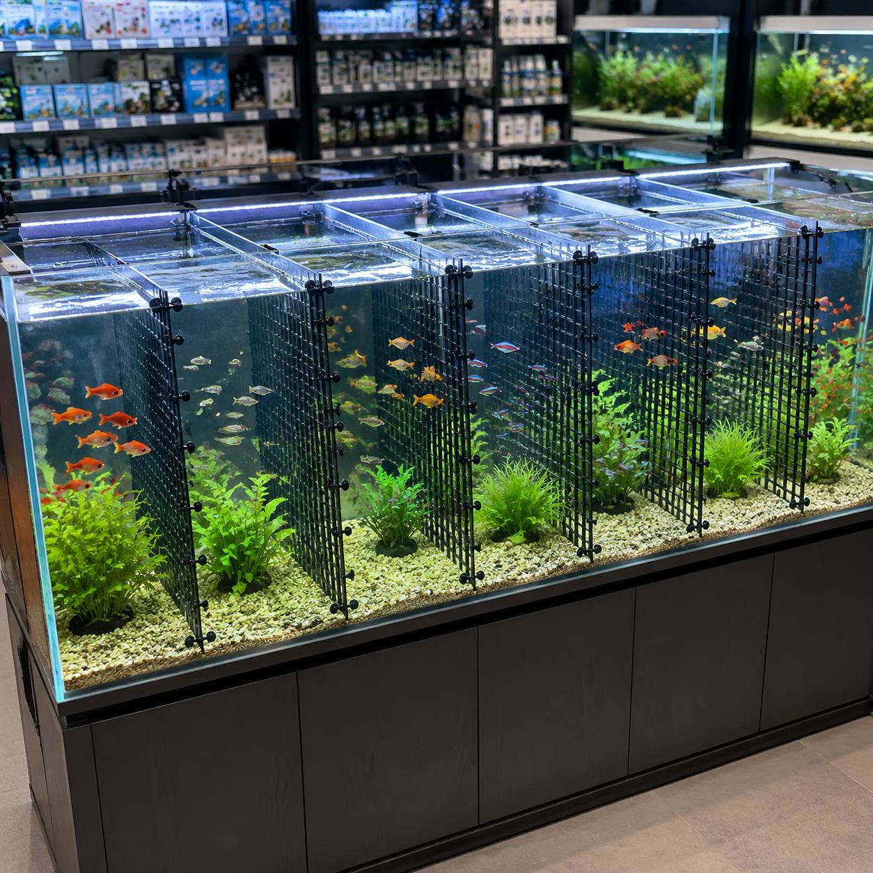 Aquarium Divider Grid System E - Tank Divider Mesh 评论和价格