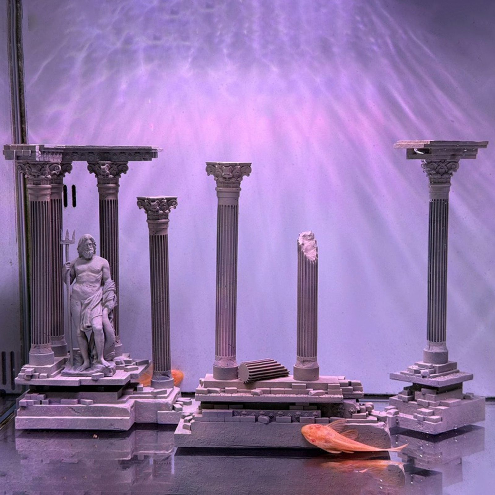 Roman Column Decoration Resin  - Aquarium Fish Beautiful 评论和价格