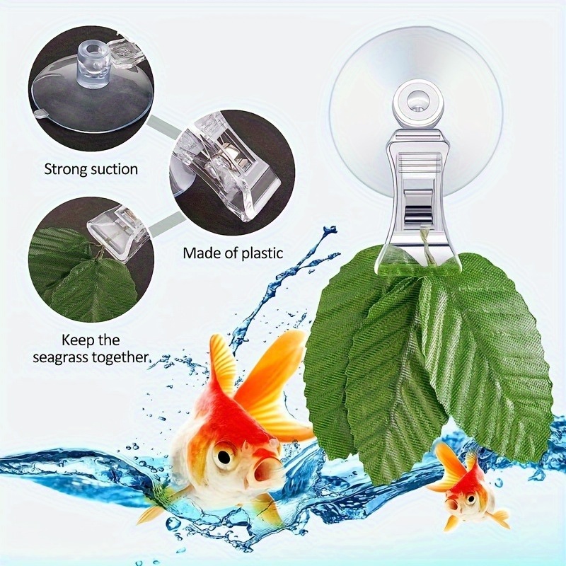 8pcs Fish Seaweed Clip Plant S - Aquarium Fish Food 评论和价格