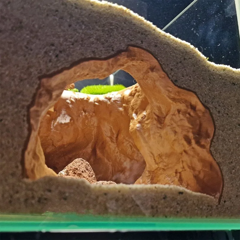 Sinkhole Cave Aquarium Ornamen - Aquarium Fish Hideout 评论和价格