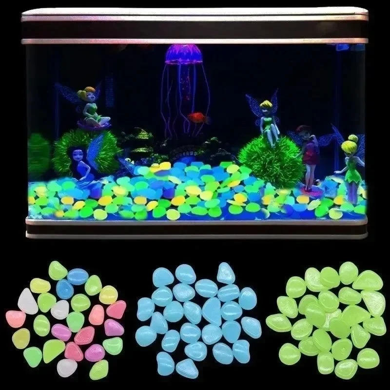 100-1000 Pcs Luminous Rock, St - Aquarium Decoration Rock 评论和价格