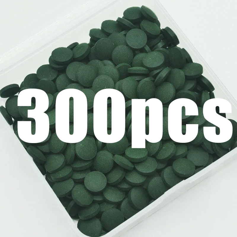 50-300Pcs High Purity Spirulin - Aquarium Fish Food 评论和价格