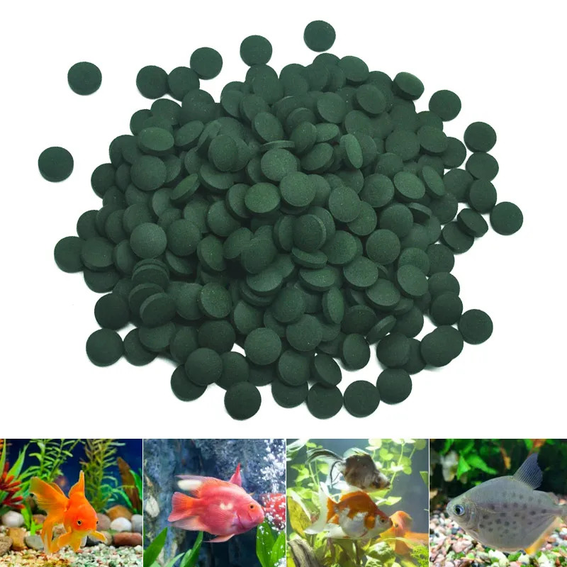50-300Pcs High Purity Spirulin - Aquarium Fish Food 评论和价格