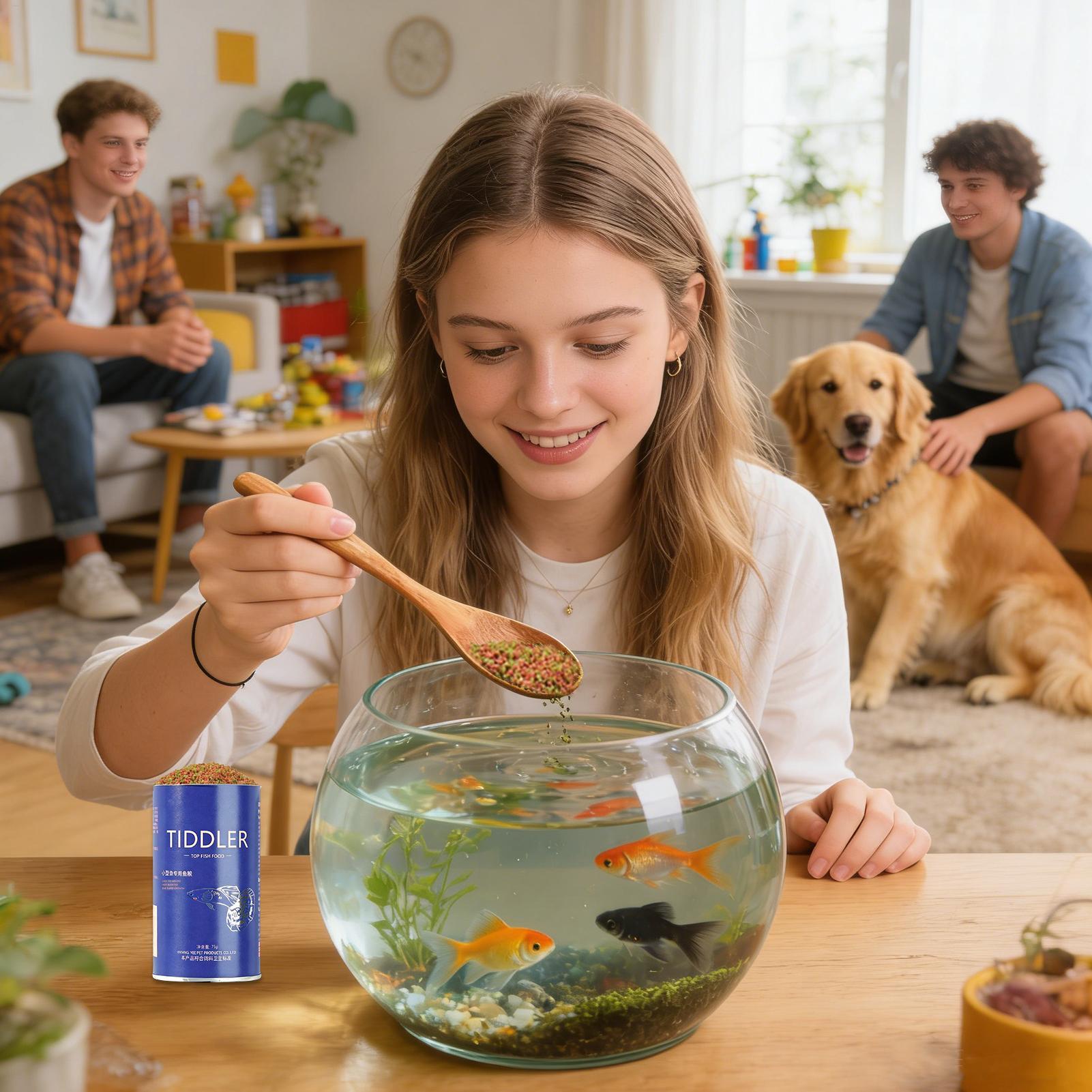 Fish Food Aquarium Feed Small  - Aquarium Fish Food 评论和价格