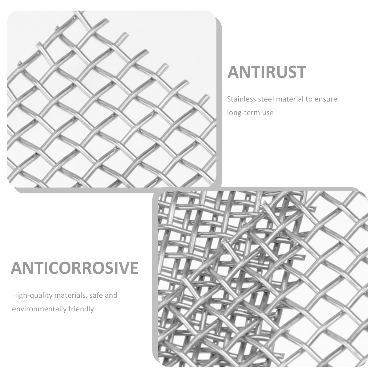 10Pcs Stainless Steel Wire Mes - Aquarium Fishes 评论和价格