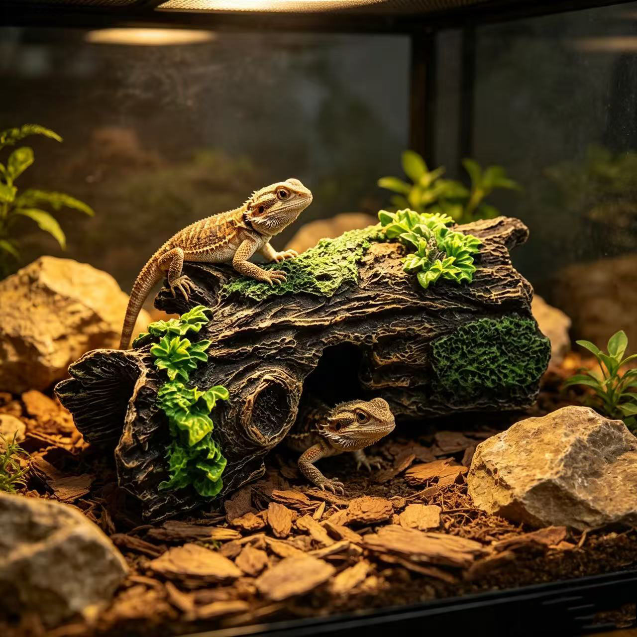 Reptile Hiding Hole Climbing S - Aquarium Fish Cave 评论和价格