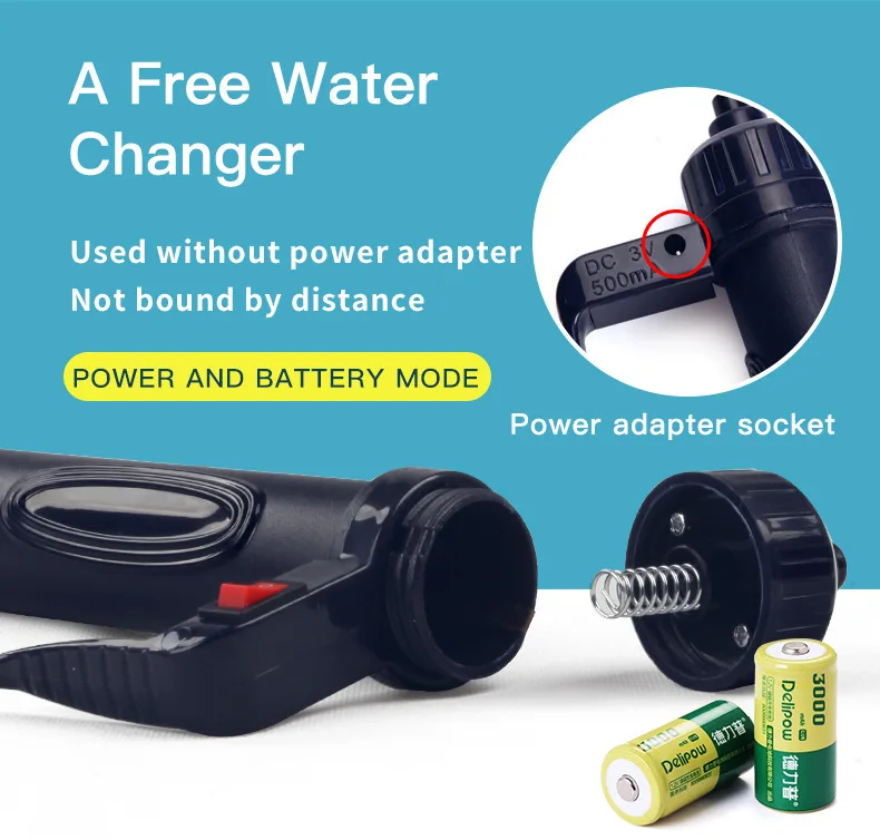 Electric Water Changer Vacuum  - Gravel Vacuum Cleaner 评论和价格
