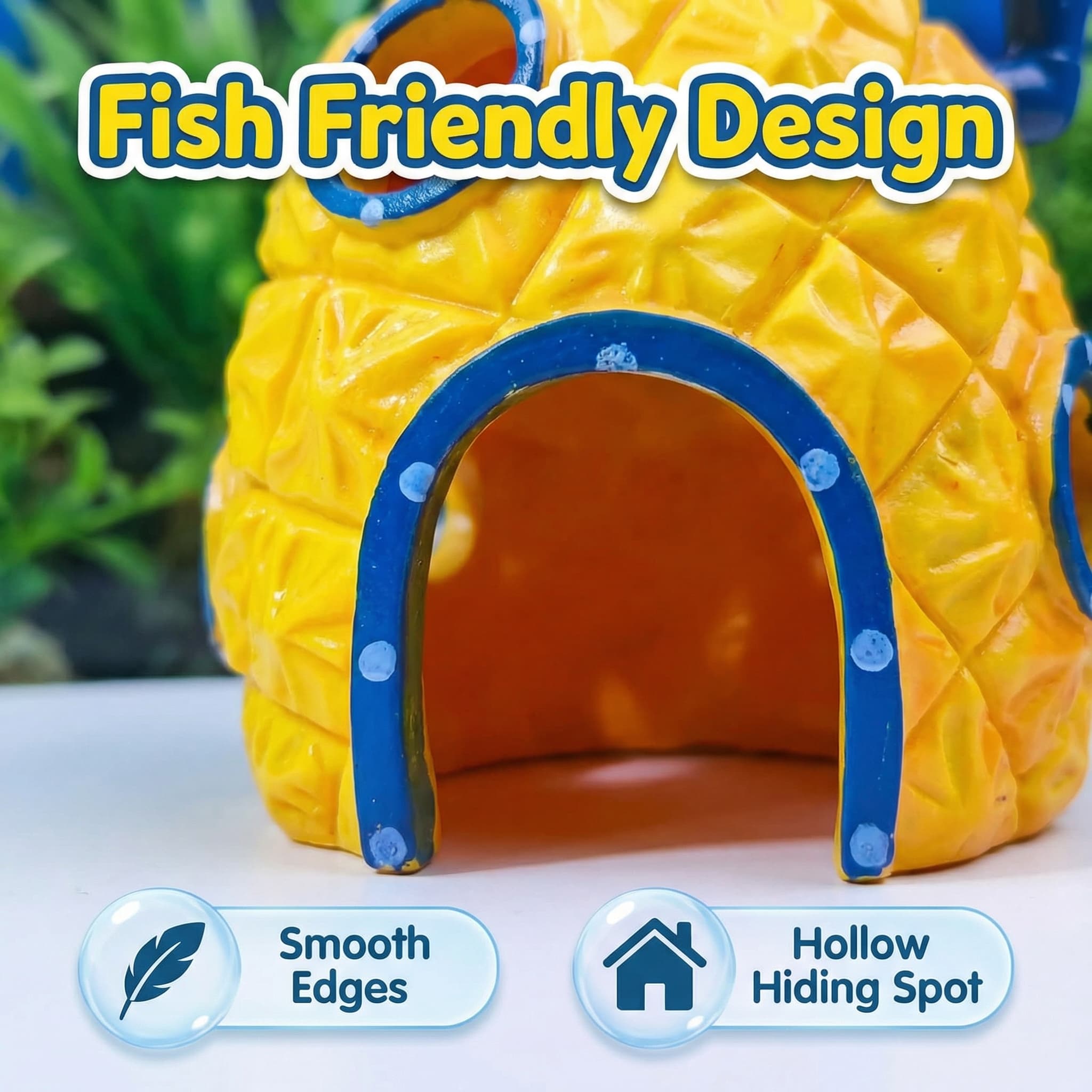 Pineapple House Aquarium Decor - Aquarium Fish Hideout 评论和价格