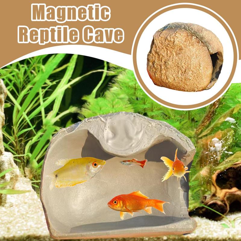 Aquarium Cave Fish Tank Shelte - Aquarium Fish Hideout 评论和价格